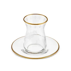 Karaca Gent 12-teiliges Teeservice für 6 Personen Gold Discount