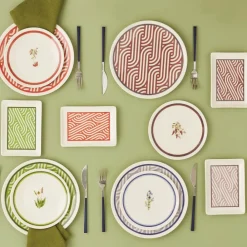 Karaca Giardino Porzellan 18 Teile für 6 Personen Frühstücks-/Service-Set Multıfarben New