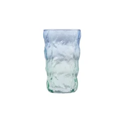 Karaca Glacier Getränke Glas, Blau Grün, 383 ml Blau01 Hot