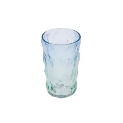 Karaca Glacier Getränke Glas, Blau Grün, 383 ml Blau01 Hot