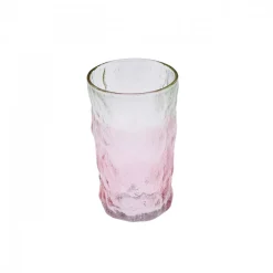 Karaca Glacier Getränke Glas, Rot Grün, 383 ml Rot02 Outlet