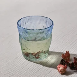 Karaca Gletscherwasser Glas, Blau Grün, 287 ml Blau01 Best