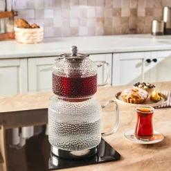 Karaca Glissia Glas Teekanne, Farblos Sale