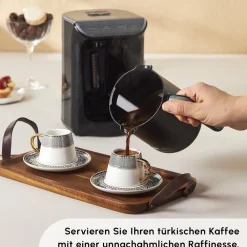 Karaca Globe Kaffeeservice für 6 Personen Schwarz01