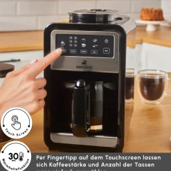 Karaca Grindbrew Pro Filterkaffeemaschine Discount