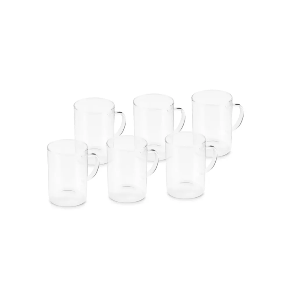 Karaca Guido 6-teiliges Set Glasteetassen, 200 ml Klar Online
