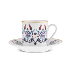 Karaca Haliç Tassen-Set für 6 Personen, 80 ml Multıfarben Hot