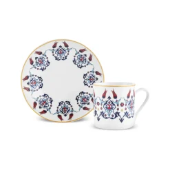 Karaca Haliç Tassen-Set für 6 Personen, 80 ml Multıfarben Hot