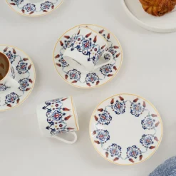 Karaca Haliç Tassen-Set für 6 Personen, 80 ml Multıfarben Hot