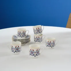 Karaca Haliç Tassen-Set für 6 Personen, 80 ml Multıfarben Hot