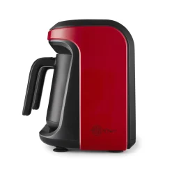Karaca Hatır Hüps Duet Kaffeemaschine für türkischen Kaffee mit Milch Rot, 1400W Kırschrot Outlet