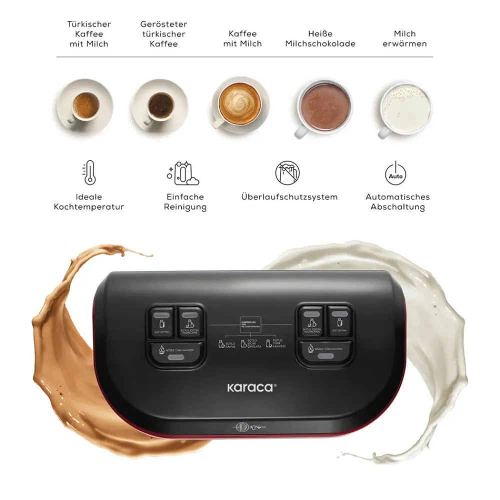 Karaca Hatır Hups Duet Türkische Kaffeemaschine ,1400W Rosegold Best