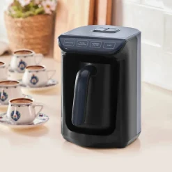 Karaca Hatır Kaffeemaschine mit Röstfunktion Anthrazit, 535W Galaxıe Grau Clearance