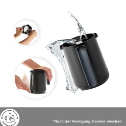 Karaca Hatır Kaffeemaschine mit Röstfunktion Anthrazit, 535W Galaxıe Grau Clearance