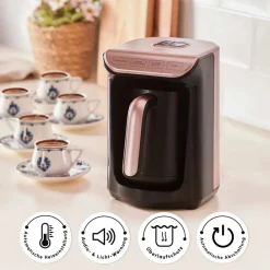 Karaca Hatır Kaffeemaschine mit Röstfunktion Rosenbeere Rosebeere Clearance