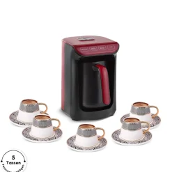 Karaca Hatır Kaffeemaschine mit Röstfunktion Rot, 535W Kırschrot Sale