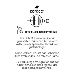 Karaca Hatır Kaffeemaschine mit Röstfunktion Rot, 535W Kırschrot Sale