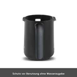 Karaca Hatır Kaffeemaschine mit Röstfunktion Shiny Black, 535 W Glänzend Schwarz Hot