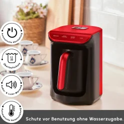 Karaca Hatır Koz Milky Türkische Kaffeemaschine Red Online