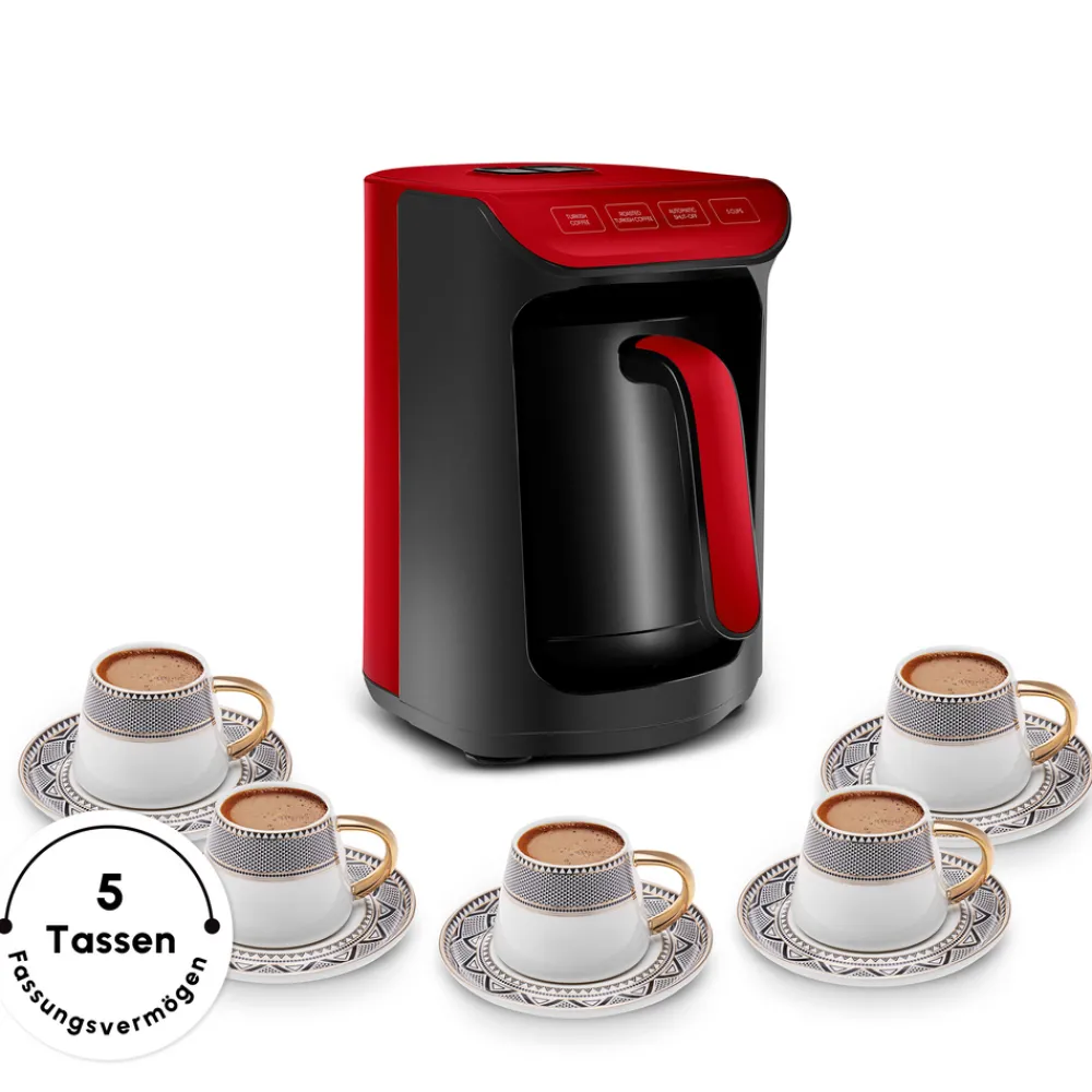 Karaca Hatır Koz Milky Türkische Kaffeemaschine Red Online
