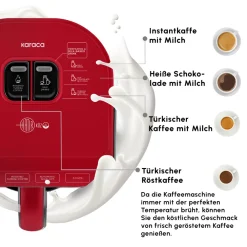 Karaca Hatır Koz Milky Türkische Kaffeemaschine Red Online