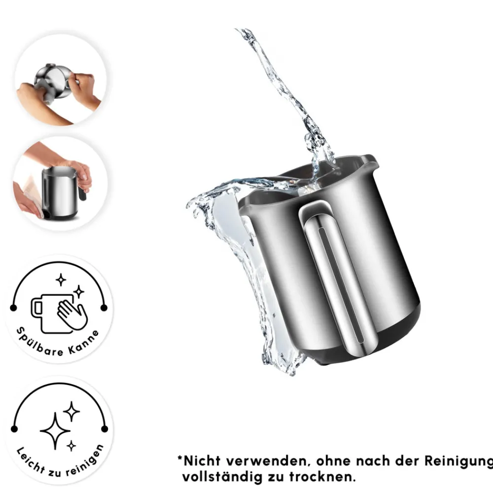 Karaca Hatır Neo Inox türkische Kaffeemaschine mit Edelstahl-Kanne New