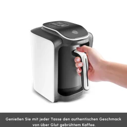 Karaca Hatır Neo Türkische Kaffeemaschine mit Milch – Porcelain White Outlet