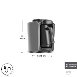 Karaca Hatır Neo Türkische Kaffeemaschine mit Milchzubereitung – Space Grey Clearance