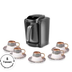 Karaca Hatır Neo Türkische Kaffeemaschine mit Milchzubereitung – Space Grey Clearance