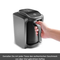 Karaca Hatır Neo Türkische Kaffeemaschine mit Milchzubereitung – Space Grey Clearance