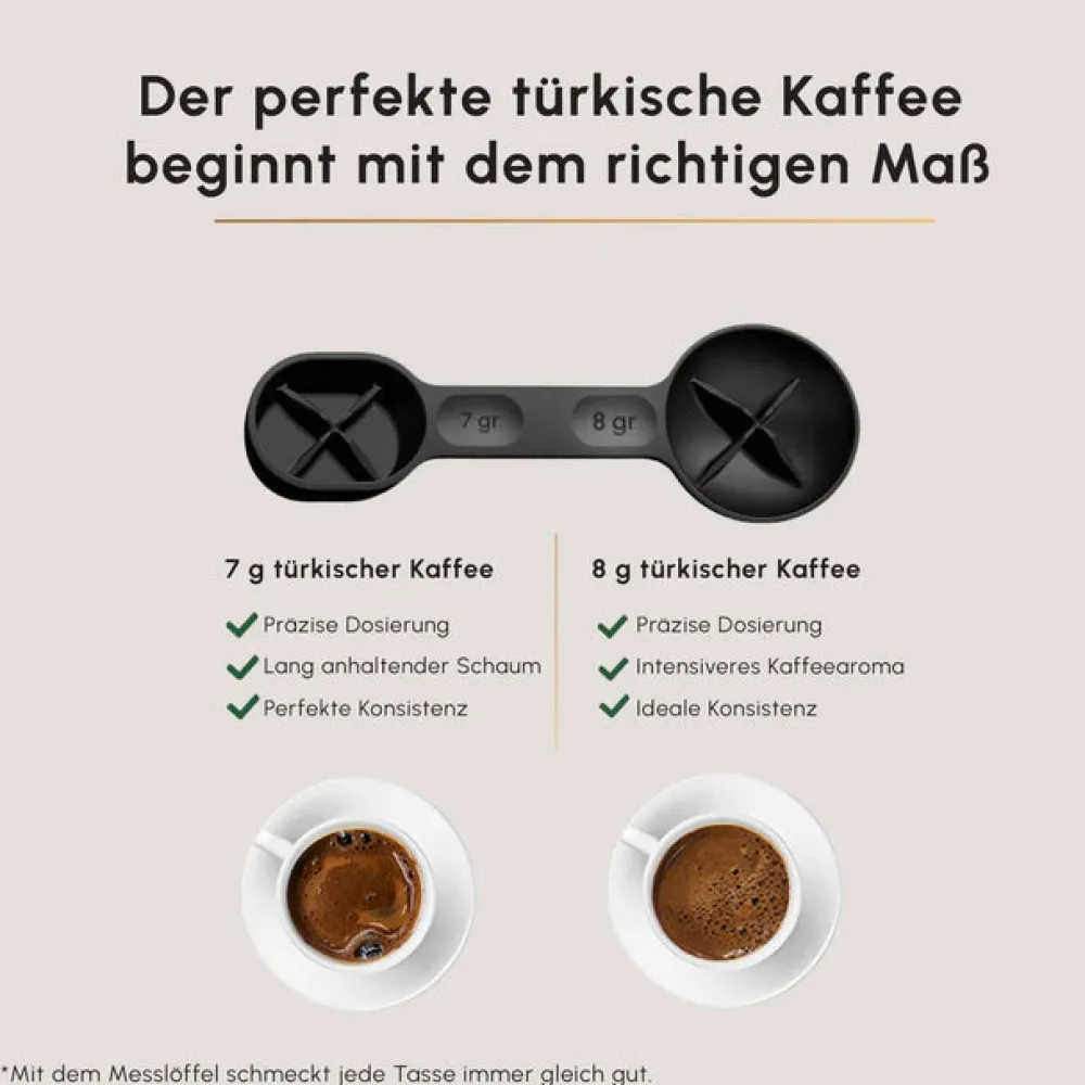 Karaca Hatır Neo Türkische Kaffeemaschine mit Milchzubereitung – Space Grey Clearance