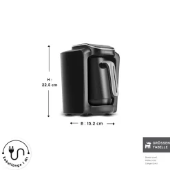 Karaca Hatır Neo Türkische Kaffeemaschine – Silber Hot