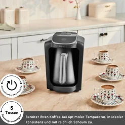 Karaca Hatır Neo Türkische Kaffeemaschine – Silber Hot
