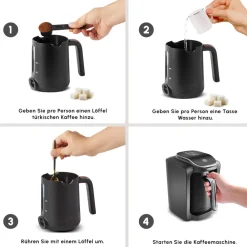 Karaca Hatır Neo Türkische Kaffeemaschine – Silber Hot