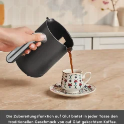 Karaca Hatır Neo Türkische Kaffeemaschine – Silber Hot