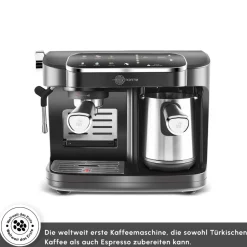 Karaca Hatır Perfetto Espresso und Türkischer Kaffee Maschine INOX Online