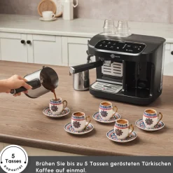 Karaca Hatır Perfetto Espresso und Türkischer Kaffee Maschine INOX Online