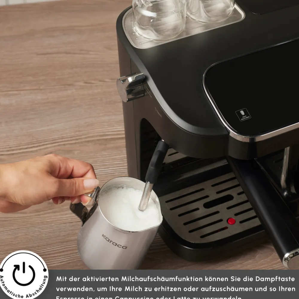 Karaca Hatır Perfetto Espresso und Türkischer Kaffee Maschine INOX Online
