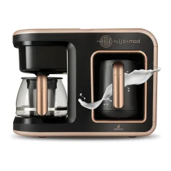 Karaca Hatır Plus Mod 5 in 1 Essential Kaffeemaschine Rosie Braun, 1385W Rosa Braun Clearance