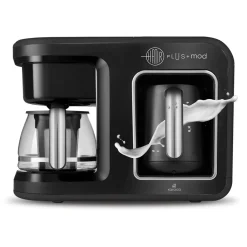 Karaca Hatır Plus Mod 5 in 1 Essential Kaffeemaschine , 1385W Schwarz Chrom Hot