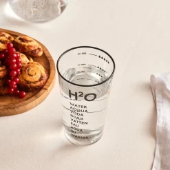 Karaca H2O Schwarzes Erfrischungsgetränkglas, 570 Ml Clearance