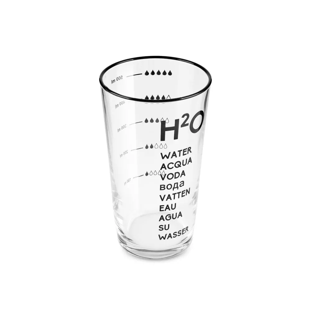 Karaca H2O Schwarzes Erfrischungsgetränkglas, 570 Ml Clearance