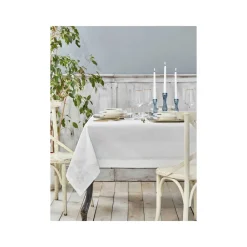 Karaca Home Ades White Französische Spitzentischdecke 160cm x 240cm Weıß01