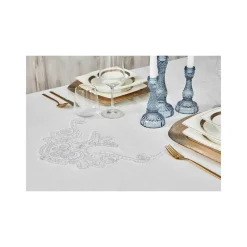 Karaca Home Ades White Französische Spitzentischdecke 160cm x 240cm Weıß01
