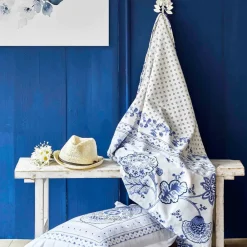 Karaca Home Amar Blau 100% Baumwolle Double Pique Set Grün01 Best