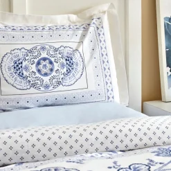 Karaca Home Amar Blau Einzel Bettbezug Set Blau01 Outlet