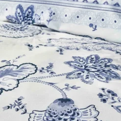 Karaca Home Amar Blau Einzel Bettbezug Set Blau01 Outlet