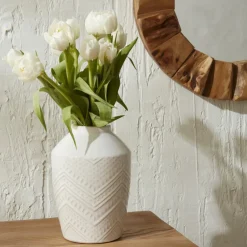 Karaca Home Angel Vase Weiß New
