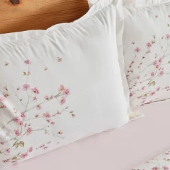 Karaca Home Annata Lachs 100% Baumwolle Doppel-Bettbezug Set Somon