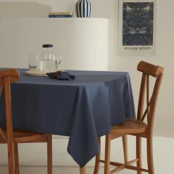 Karaca Home Belle Pflegeleichte Tischdecke Indigo Indıgo